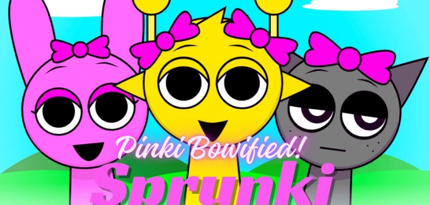 Игра спрунки, мод Sprunki Pinki Bowified