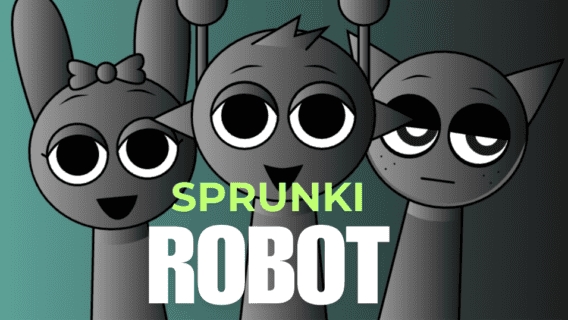 Игра спрунки, мод Sprunki Robot