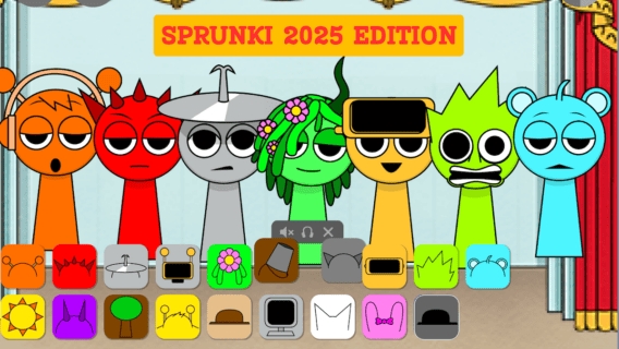 Игра спрунки, мод Sprunki 2025 Edition