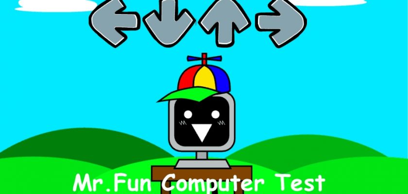 Игра спрунки, мод FNF: Mr. Fun Computer Test