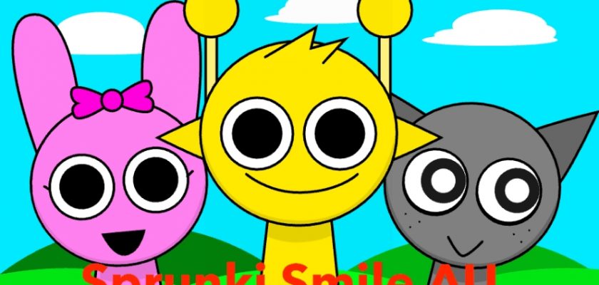 Игра спрунки, мод Sprunki Smile AU