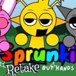 Игра спрунки, мод Sprunki Retake But Hands