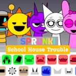 Игра спрунки, мод Sprunki School House Trouble