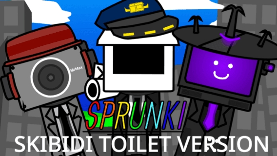 Игра спрунки, мод Sprunki: Skibidi Toilet 2.0