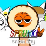 Игра спрунки, мод Sprunki Snow Day