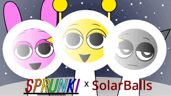 Игра спрунки, мод Sprunki SolarBalls