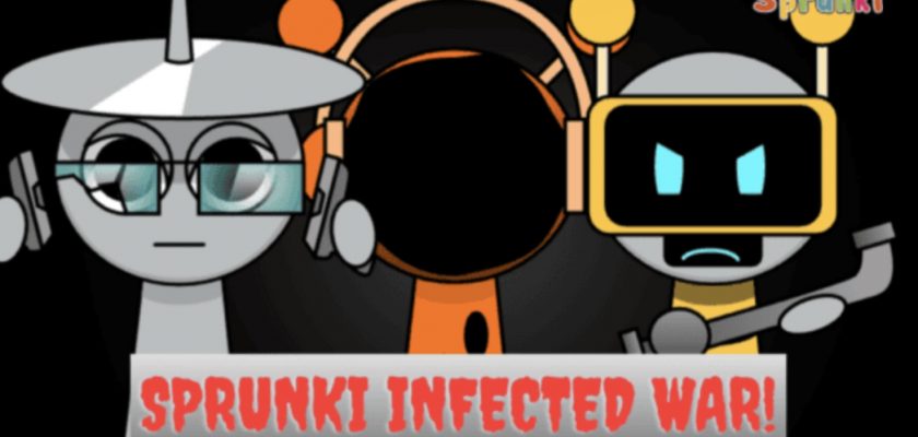 Игра спрунки, мод Sprunki Infected War