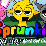 Игра спрунки, мод Sprunki Retake: But Black Cancelled