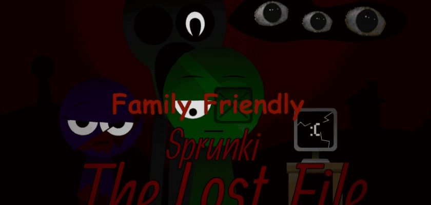 Игра спрунки, мод Sprunki The Lost File: Family Friendly