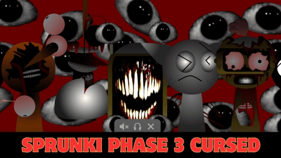 Игра спрунки, мод Sprunki Phase 3: Cursed