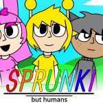 Игра спрунки, мод Sprunki But Human [ALL CHARACTERS]