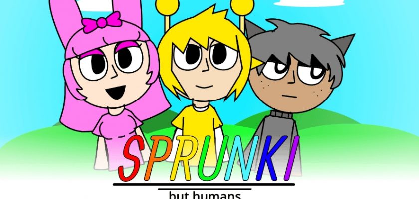 Игра спрунки, мод Sprunki But Human [ALL CHARACTERS]