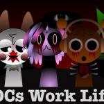 Игра спрунки, мод Sprunki OCs Life Work