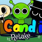 Игра спрунки, мод Sprunki: Candi Retake