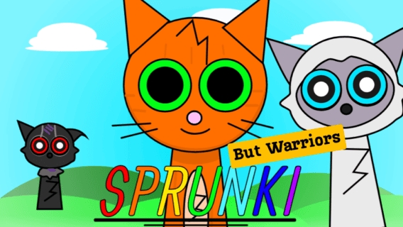 Игра спрунки, мод Sprunki Warrior Cats