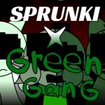 Игра спрунки, мод Sprunki x Green Gang