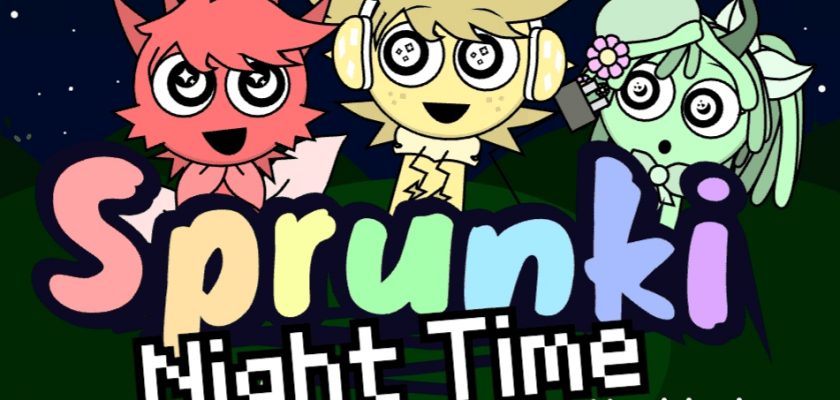 Игра спрунки, мод Sprunki: Night Time ded