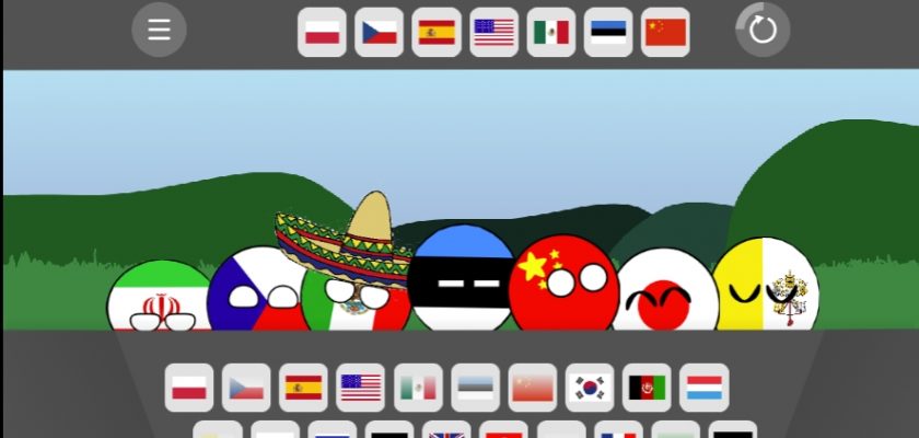 Игра спрунки, мод Countryballs Sprunki Retake