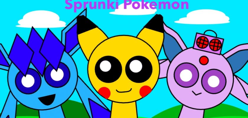 Игра спрунки, мод Sprunki Pokemon