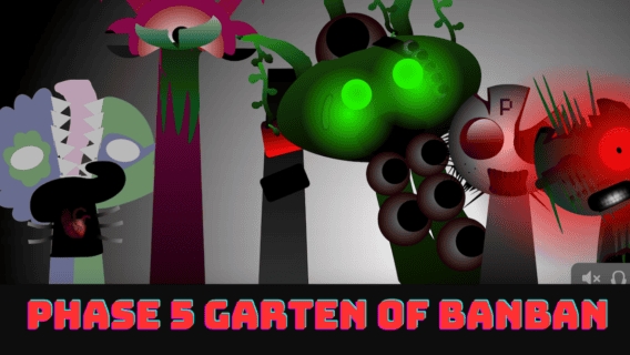 Игра спрунки, мод Sprunki Phase 5: Garten of Banban