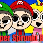 Игра спрунки, мод Super Sprunki Bros