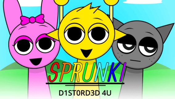 Игра спрунки, мод Sprunki Distorded 4u