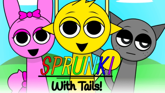 Игра спрунки, мод Sprunki Tail