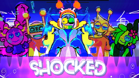 Игра спрунки, мод Sprunki Shocked