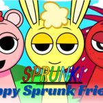 Игра спрунки, мод Sprunk Happy Friends