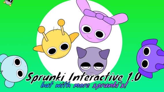 Игра спрунки, мод Sprunki Interactive 1.0