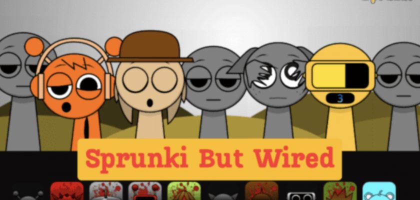 Игра спрунки, мод Sprunki But Wired