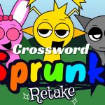 Игра спрунки, мод Sprunki Retake Crossword