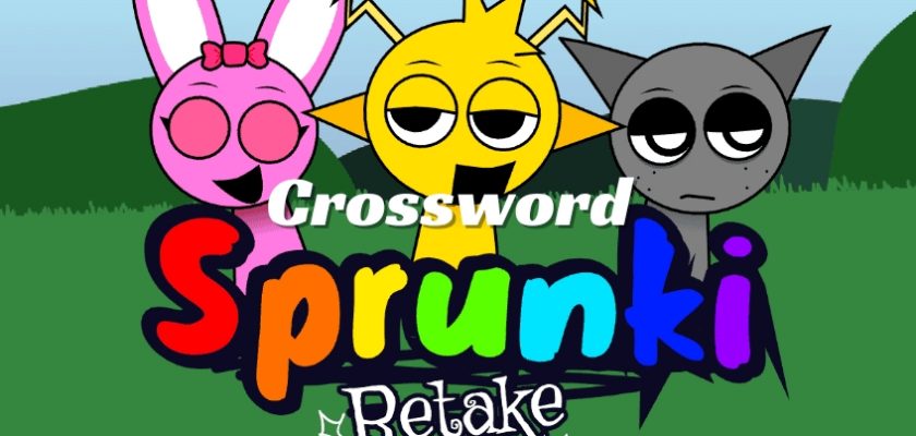 Игра спрунки, мод Sprunki Retake Crossword