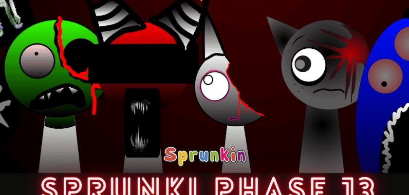 Игра спрунки, мод Sprunki Phase 13