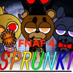 Игра спрунки, мод Sprunki FNAF 4