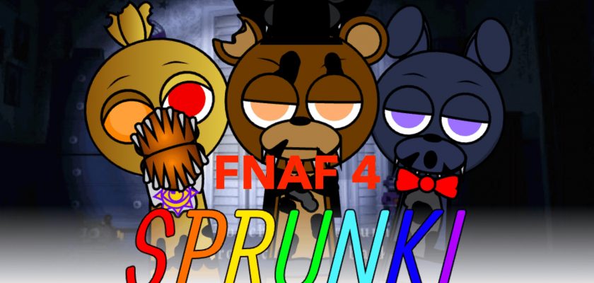 Игра спрунки, мод Sprunki FNAF 4