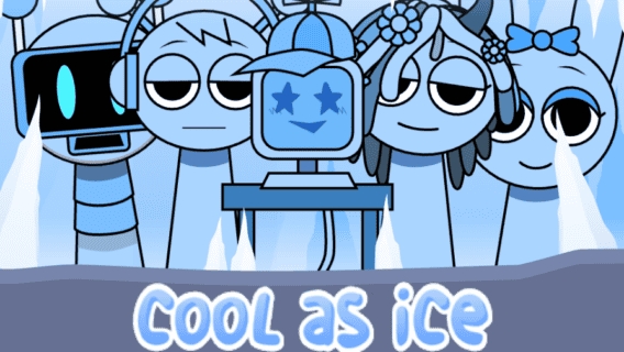 Игра спрунки, мод Sprunki: Cool As Ice 2